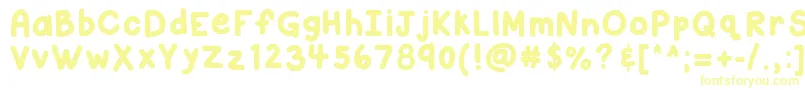 Kbcloudyday Font – Yellow Fonts