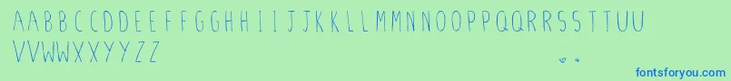 More about StilettoSkinny.Vfb Font StilettoSkinny.Vfb Font – Blue Fonts on Green Background