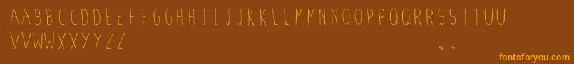 More about StilettoSkinny.Vfb Font StilettoSkinny.Vfb Font – Orange Fonts on Brown Background