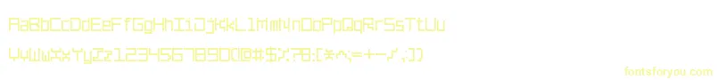 LinePixel7-fontti – keltaiset fontit