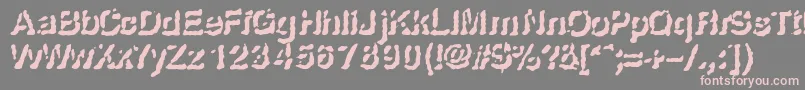 Risefro Font – Pink Fonts on Gray Background