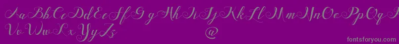 FriendsdavinciDemo-Schriftart – Graue Schriften auf violettem Hintergrund