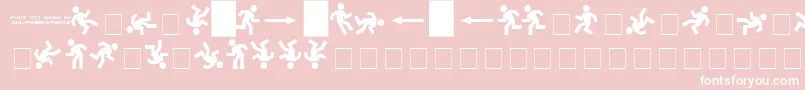 DancefloorExit Font – White Fonts on Pink Background