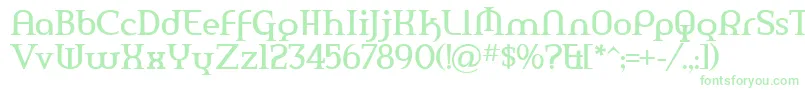 Amerika ffy-Schriftart – Grüne Schriften