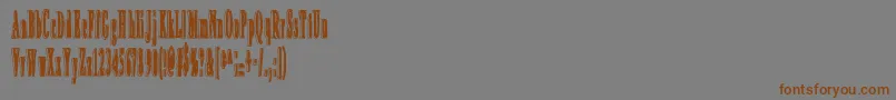 AnIrritatingSpeck Font – Brown Fonts on Gray Background