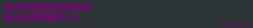 Шрифт AnIrritatingSpeck – фиолетовые шрифты на чёрном фоне