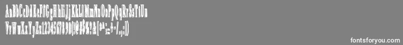 AnIrritatingSpeck Font – White Fonts on Gray Background