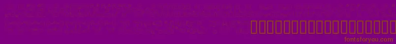 fuente Webpress – Fuentes Marrones Sobre Fondo Morado