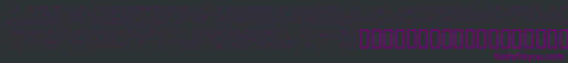 Webpress Font – Purple Fonts on Black Background