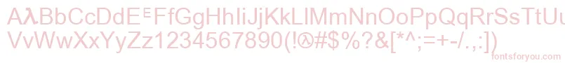 Halflife Font – Pink Fonts on White Background