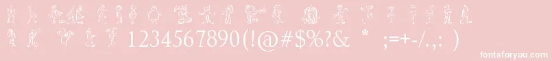 More about Sketchcore Font Sketchcore Font – White Fonts on Pink Background