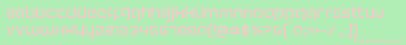 Youngerblood Font – Pink Fonts on Green Background