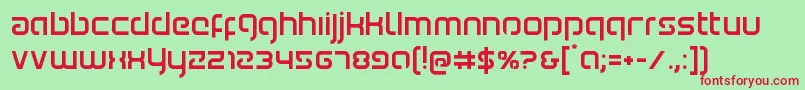 Youngerblood Font – Red Fonts on Green Background