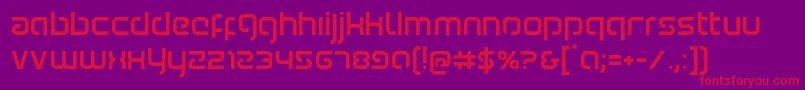 Youngerblood Font – Red Fonts on Purple Background
