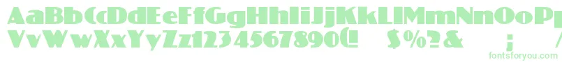 Lardner-Schriftart – Grüne Schriften