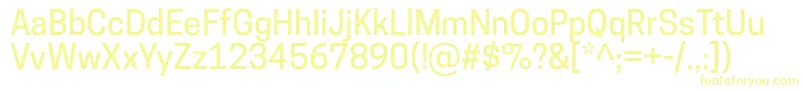 CooperhewittMedium-fontti – keltaiset fontit