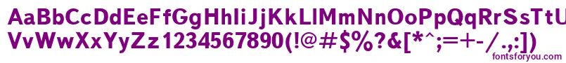 Textbkb Font – Purple Fonts on White Background