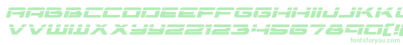 Vorpalexpandital Font – Green Fonts on White Background