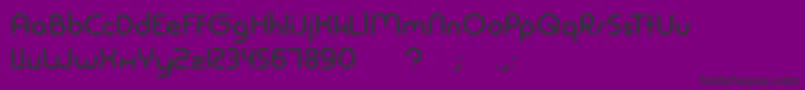 Urba Font – Black Fonts on Purple Background