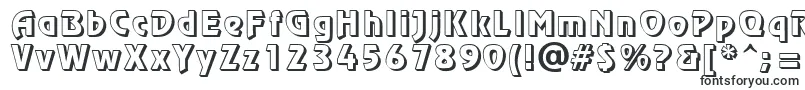 Шрифт ChorusLineShadowSsi – трафаретные шрифты