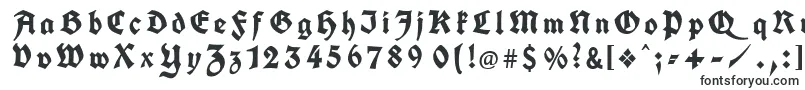 KochFrakturGesperrtUnz1a-fontti – antiikin fontit