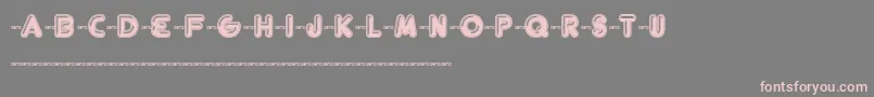Fthelsin Font – Pink Fonts on Gray Background