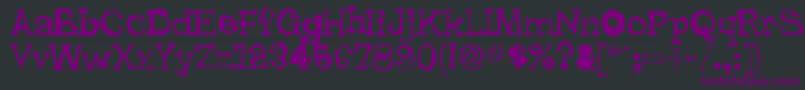 Lhyrma Font – Purple Fonts on Black Background