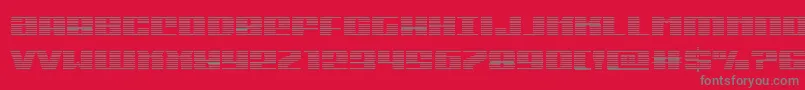 fuente Michigangrad – Fuentes Grises Sobre Fondo Rojo