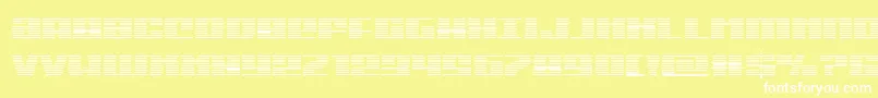 Michigangrad Font – White Fonts on Yellow Background