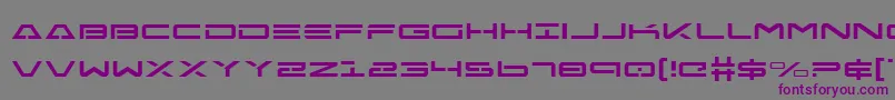 Шрифт Free ffy – фиолетовые шрифты на сером фоне