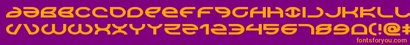 fuente Aetherfoxexpand – Fuentes Naranjas Sobre Fondo Morado