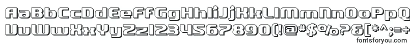 Шрифт SfQuartziteShaded – формы шрифтов
