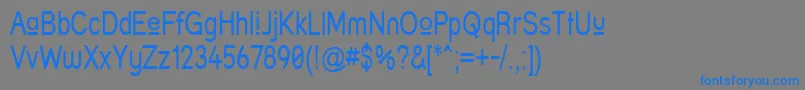 Подробнее о шрифте Struprn Шрифт Struprn – синие шрифты на сером фоне
