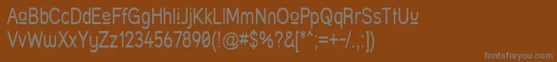 Struprn Font – Gray Fonts on Brown Background