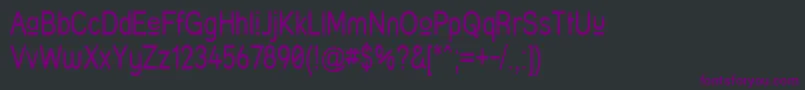 Struprn Font – Purple Fonts on Black Background