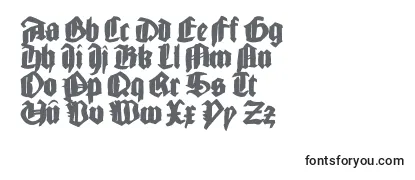 Обзор шрифта Gutjoeblack