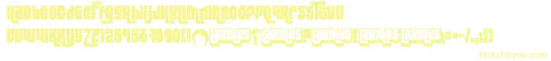 LakmusFenotype-Schriftart – Gelbe Schriften