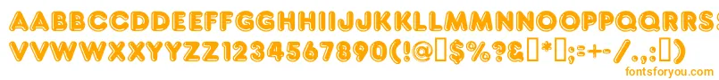 Frankc Font – Orange Fonts on White Background