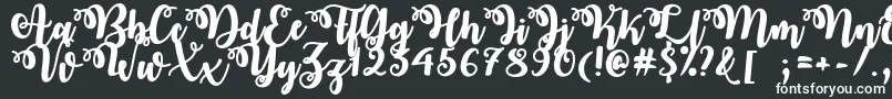 OctoberTwilightOtf Font – White Fonts