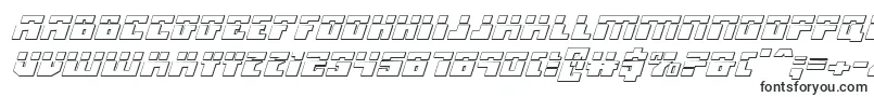 MicronianLaser3DItalic-Schriftart – 3D-Schriften