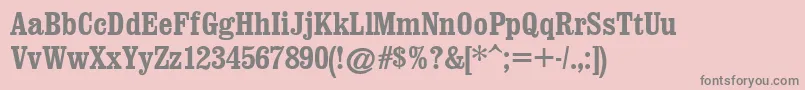fuente ClarendonCondensedРџРѕР»СѓР¶РёСЂРЅС‹Р№ – Fuentes Grises Sobre Fondo Rosa
