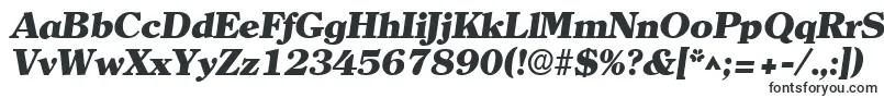 Шрифт ClearlyromanheavyItalic – заполненные шрифты