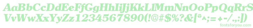 Fonte ClearlyromanheavyItalic – fontes verdes