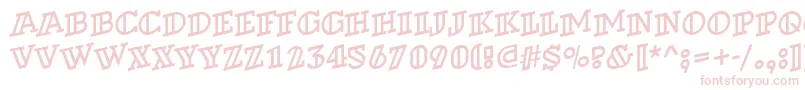 ADexterotlspup Font – Pink Fonts on White Background