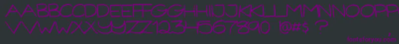 Lisätietoja GorillaComix-fontista GorillaComix-fontti – violetit fontit mustalla taustalla