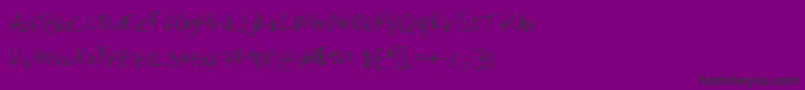 Workthatwednesday Font – Black Fonts on Purple Background