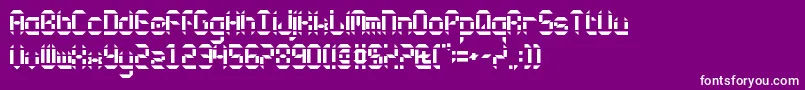 Circulus Font – White Fonts on Purple Background