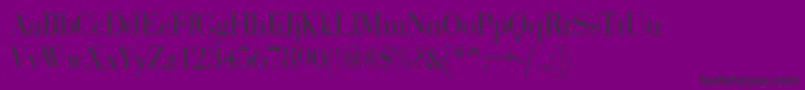 RothnicndNorma Font – Black Fonts on Purple Background