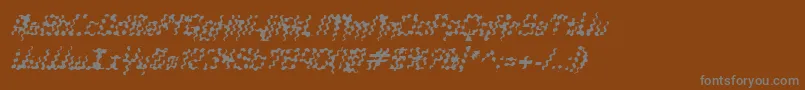 Шрифт Glaukp – серые шрифты на коричневом фоне