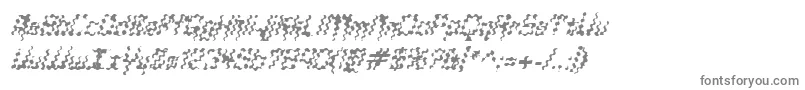 Шрифт Glaukp – серые шрифты на белом фоне